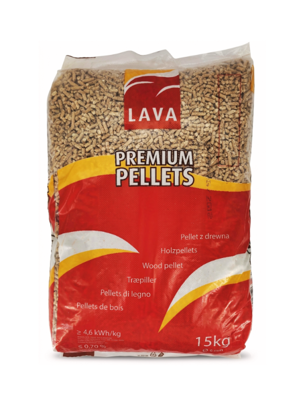Pellet drzewny LAVA PREMIUM PELLETS o średnicy 6 mm