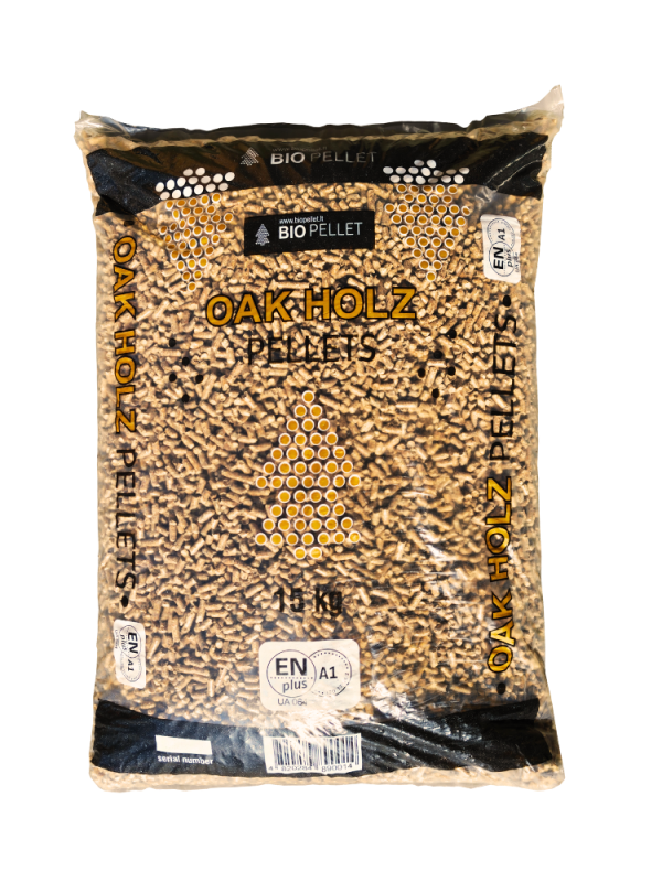 Pellet dębowy OAK HOLZ PELLETS ENplus A1