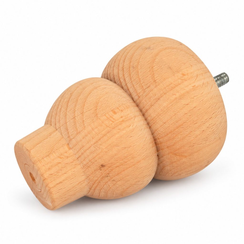 Nóżka bukowa toczona – zdjęcie 1